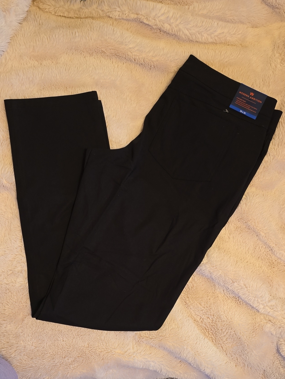 🆕️ Modern Ambition Men's Stretchy Blavk Pants (NWT)